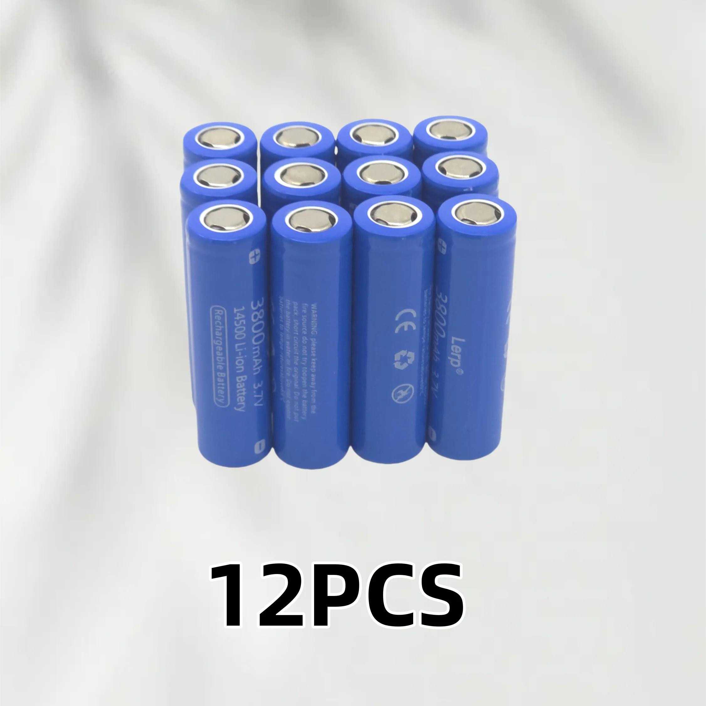 【Rechargeable】 Batterie au lithium 14500 - 3800 mAh, 3,7 V | Convient aux brosses à dents électriques/rasoirs électriques/lanternes LED/jouets