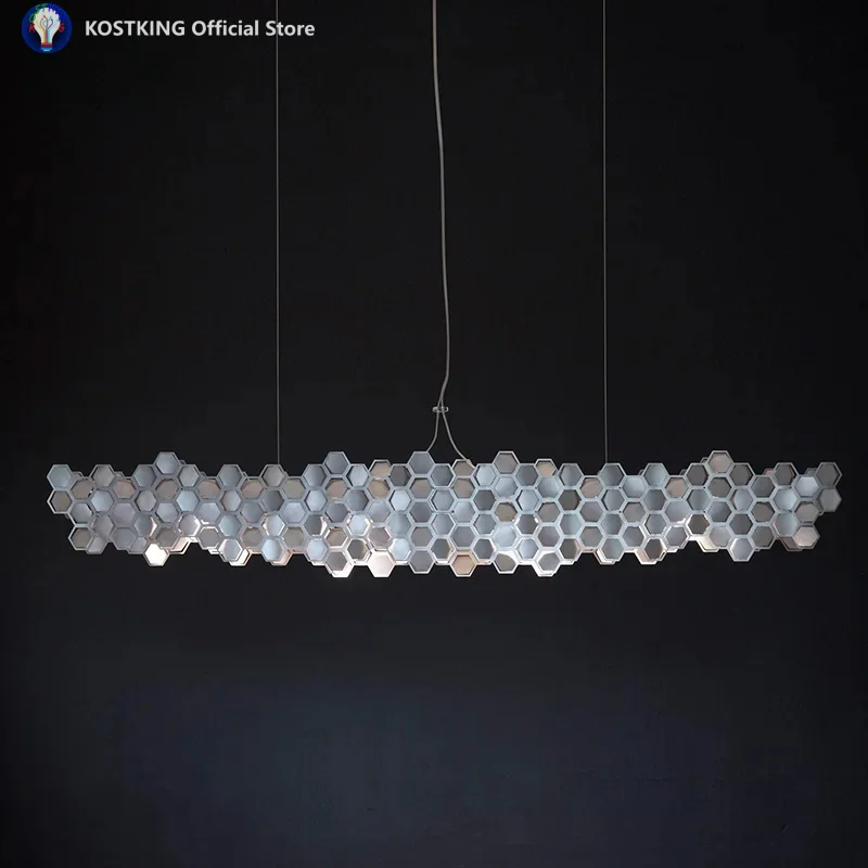 Postmodern Stainless Steel Pendant Light Reflective Decorative Effect for Restaurant Bar Table Lamp Designer Personal Touch