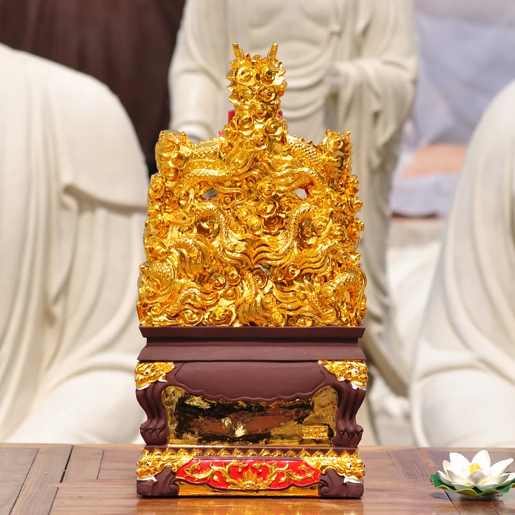 منزل ضريح حماية متجر عبادة الجثث إله الثروة 9 التنين CAI SHEN تجنيد الثروة جلب الحظ الجيد تمثال بوذا #4