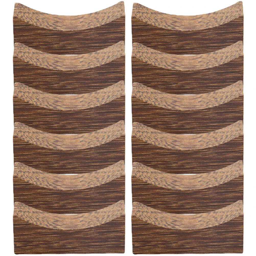 

12Pcs Wooden Chopstick Rest Japanese Design Dinner Spoon Fork Holder Tableware Stand Decorative Cutlery Rest Home