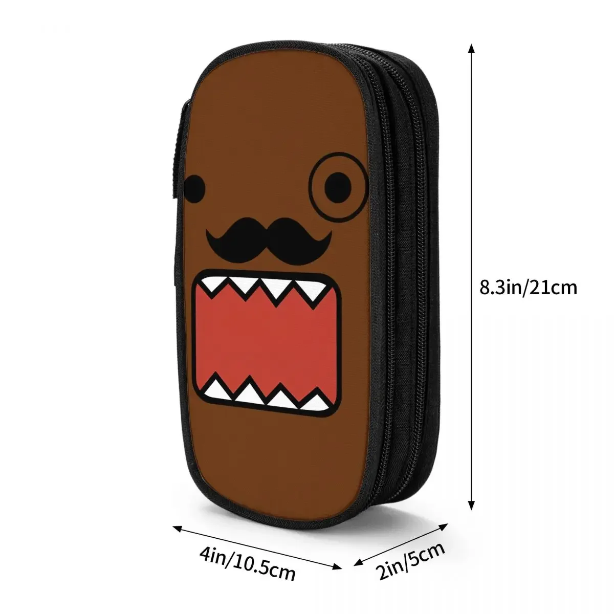 Domo Kun Funny Cartoon Accessories Pen Box Large-capacity Office Supplies Pencilcase Suprise Gift