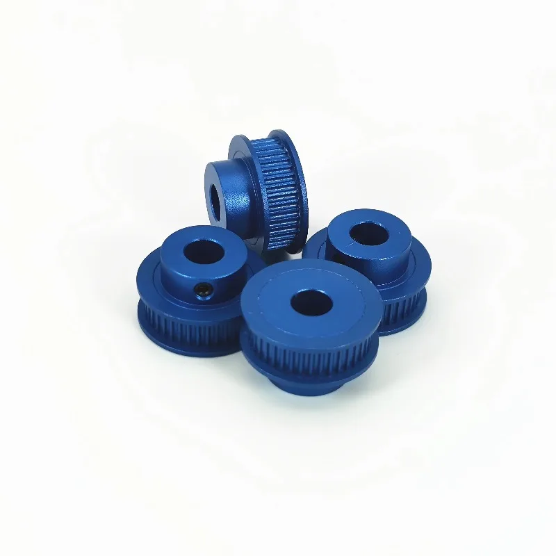 Hoogwaardige aluminium synchrone katrollen Verschillende nauwkeurige kleuren CNC-bewerking voor boren en brozen