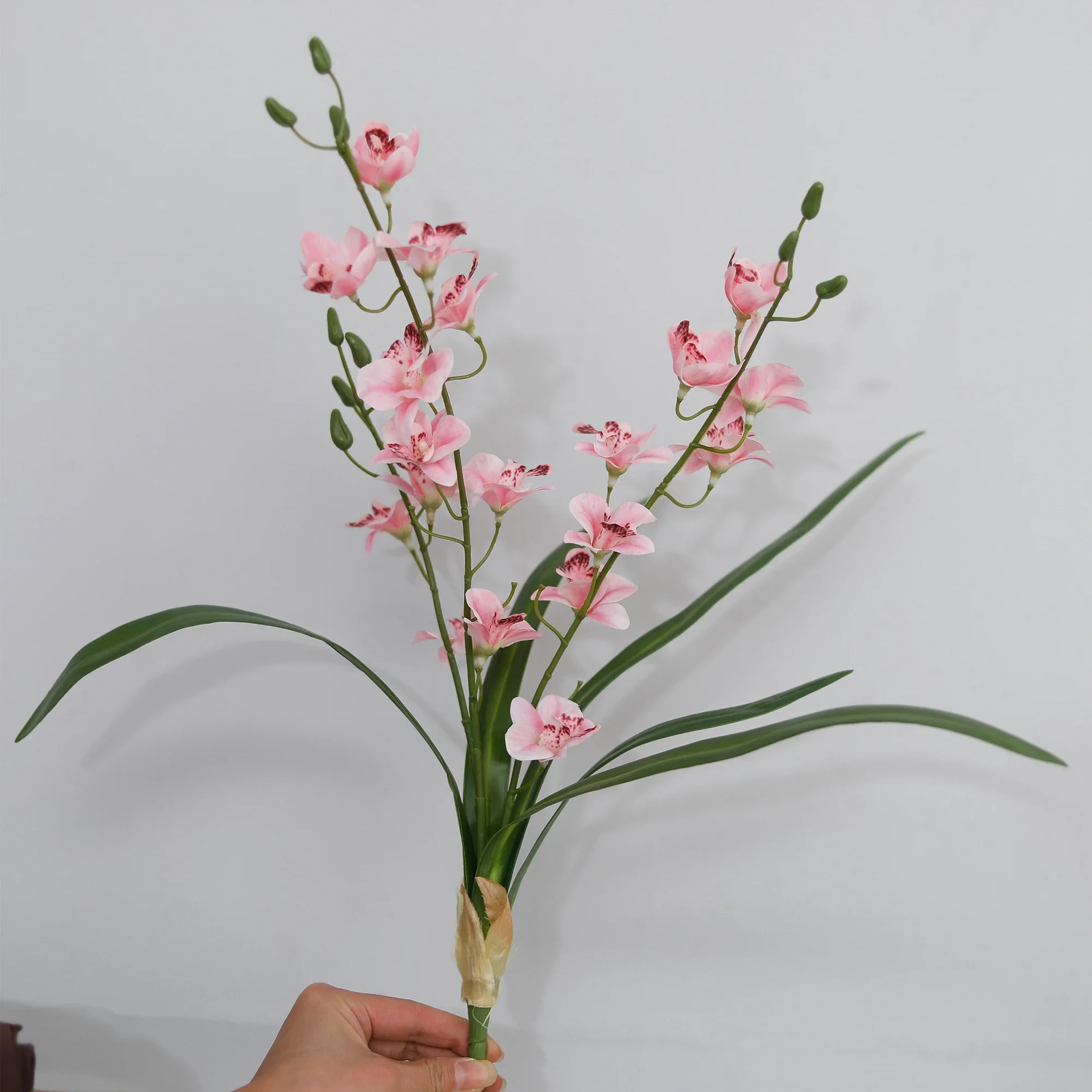 Vanilla Orchid Flower Artificial Flowers Freesia For Home Decoration Wedding Valentines Day Arrangement Garden Party Vase Decor