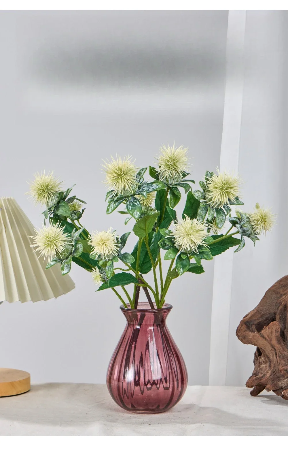 6 Stück Simulationsblumen aus Kunststoff, Orange Phoenix-Chrysanthemen, Hoteldekoration, Kunstblumen, Künstliche Gänseblümchen, Dekoration für den Saal – Detail 5