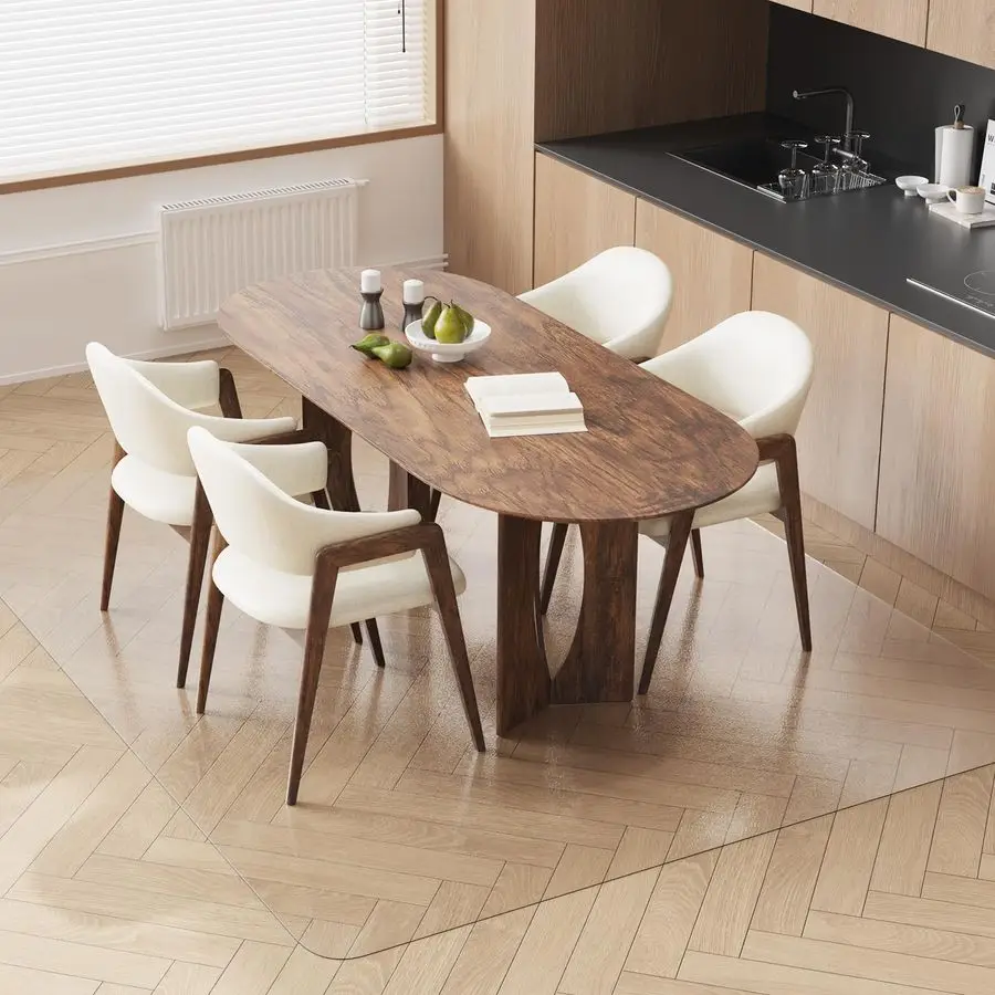 

Пластиковый напольный коврик для дома, водонепроницаемый коврик 5x7 для обеденного стола, нескользящий коврик для гостиной, износостойкий винил