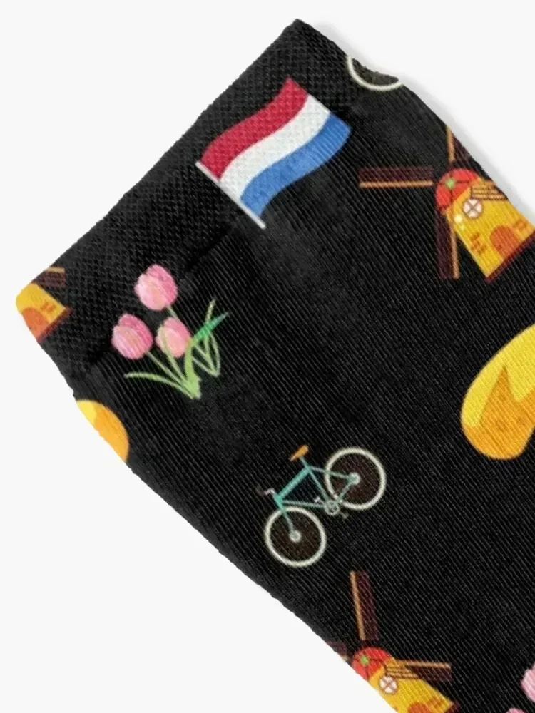 Proud to be Dutch Socks winter thermal designer brand moving stockings Socks Woman Men's