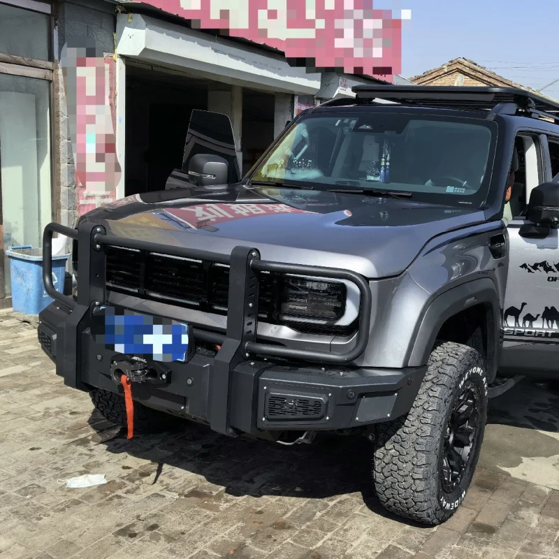 Suitable for New 2024 BJ40 Urban Hunter Bull Bar Manganese Steel Racing Front and Rear Bumper Mo