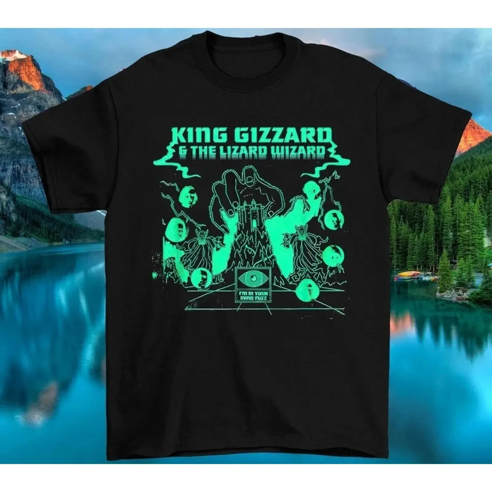 King Gizzard And The Lizard Wizard Rock T Shirt Size S 5XL Image 1 of 3 vintage Washed graphic Versatile designer clothes