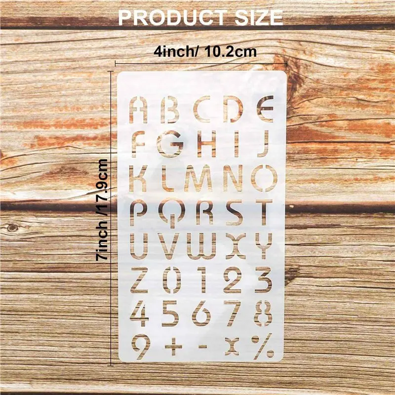 Superior-40Pack Letter And Number Stencils Reusable Alphabet Stencils Journal Supplies Templates For Kids Drawing