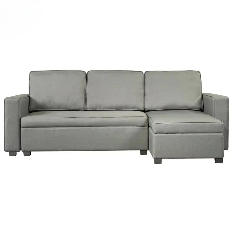 Wholesale Living Room Furniture Customized Sectional Fabric Sofa With Chaise Storage Modular Couch For Small Apartment 1927