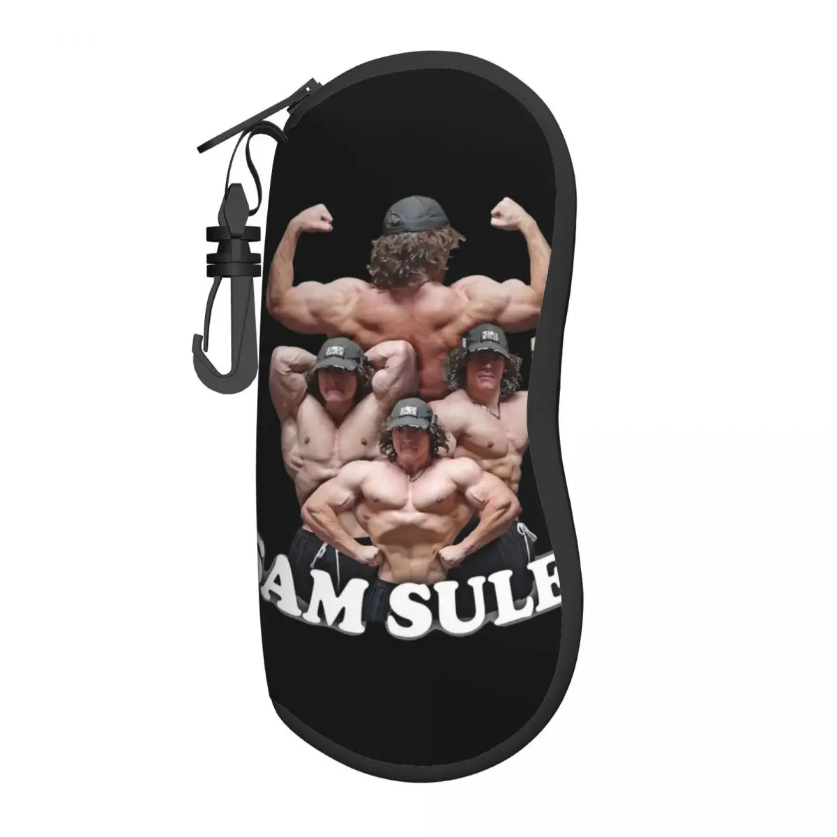 

Sam Sulek Motivational Glasses Case Men Women Protective Gym Glasses Storage Box Office Eyewear Container