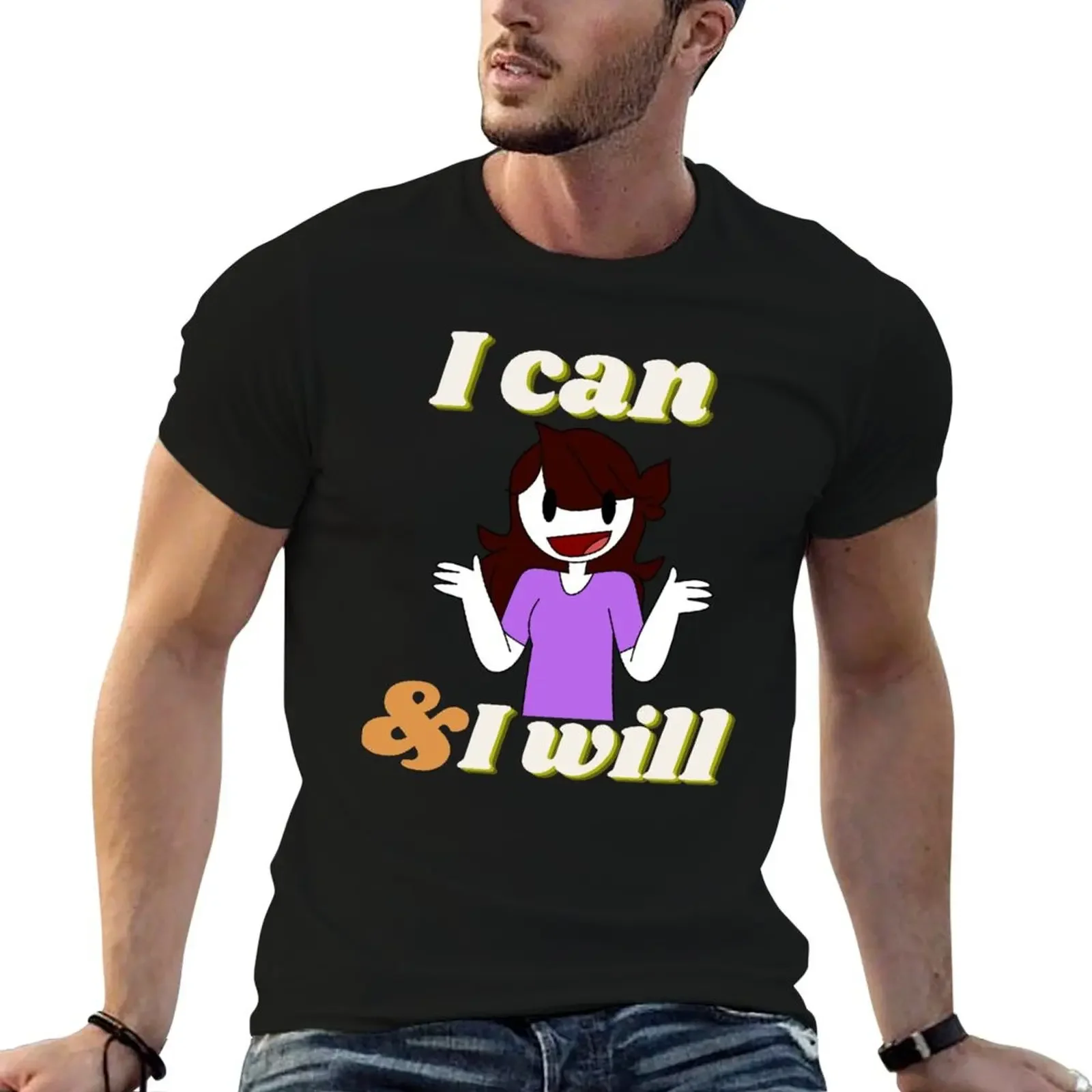 Jaiden Animations I Did It T-Shirt cute clothes summer top vintage clothes mens plain t shirts