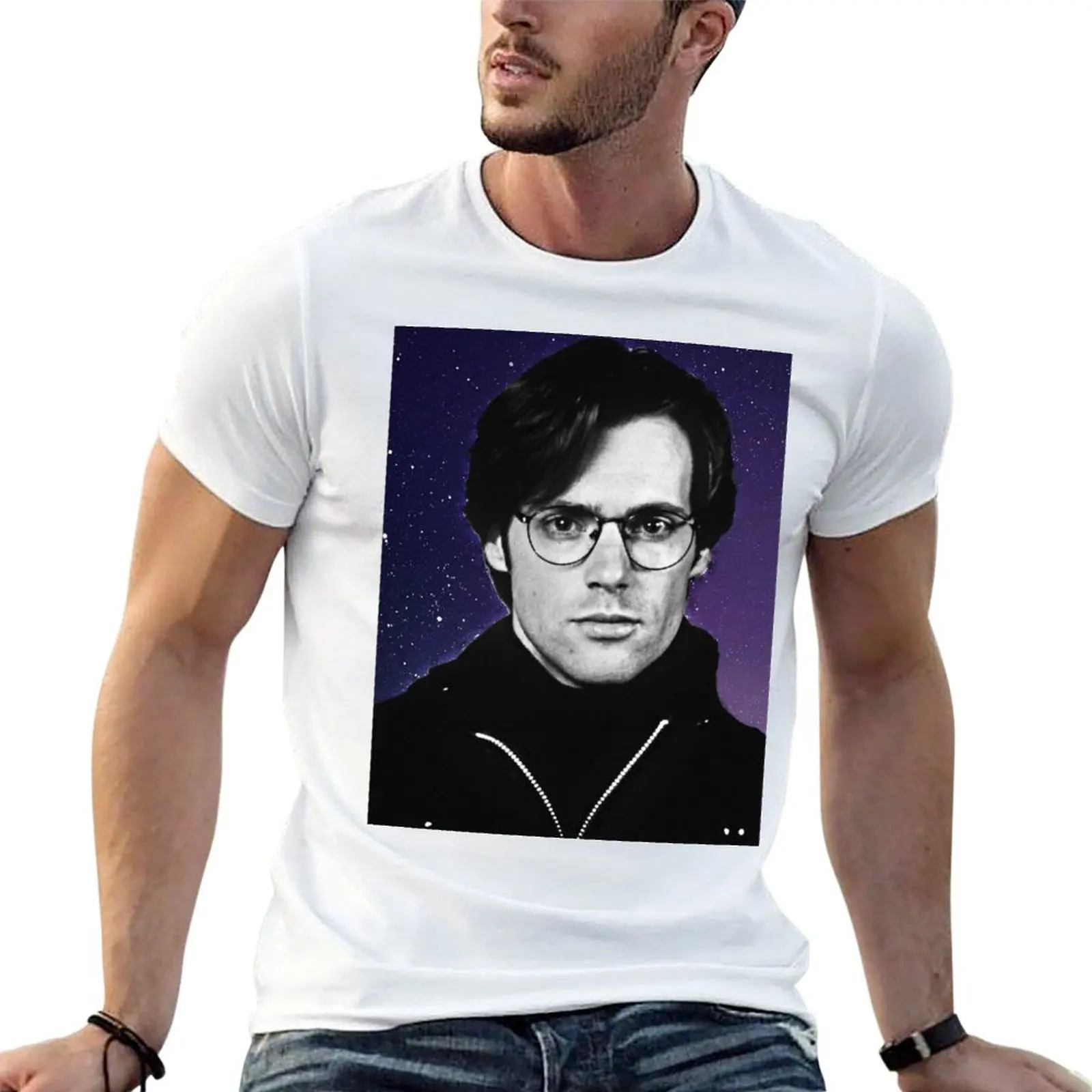 

cotton Stargate shirt Digital man - 100% t casual Jackson t T-Shirt Daniel shirts