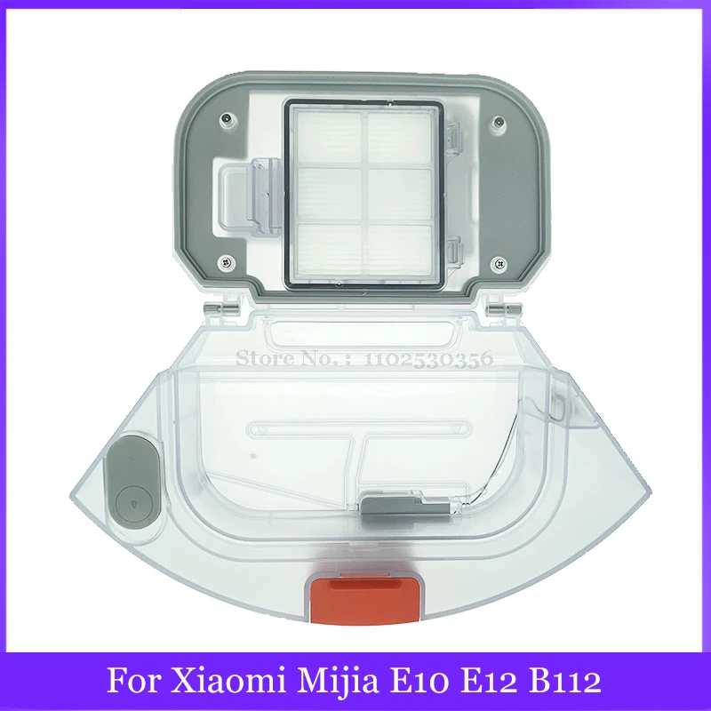 Original 2 in 1 Water Tank Dust Box For Xiaomi Mijia E10 E12 B112 Robot Vacuum Cleaner Spare Parts Hepa Filter Accessories