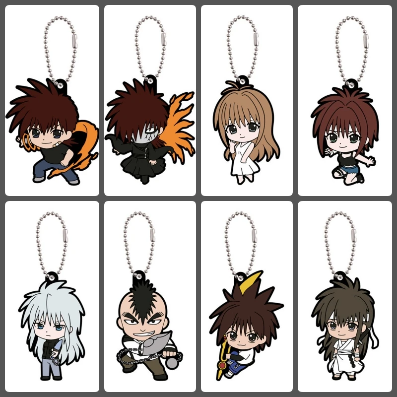 

Mango Flame of Recca Acrylic Pendant Keychains Recca Yanagi Accessories Car Key Chain Key Ring Phone Bag Hanging Jewelry Gifts