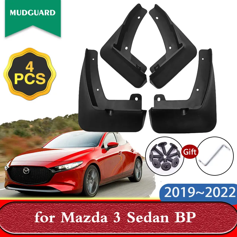 

Mud Flaps for Mazda 3 Sedan BP 2019 2020 2021 2022 Mudflaps Splash Guards Front Rear Wheel Fender Mudguards Car Accessories 4PCS