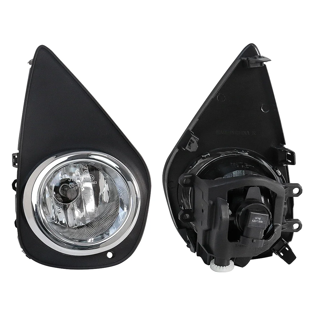 For Toyota Yaris 2014 2015 2016 2017 US Version Car Fog Lamps Halogen LED Daytime Running Lights DRL Headlights Accessories 12V