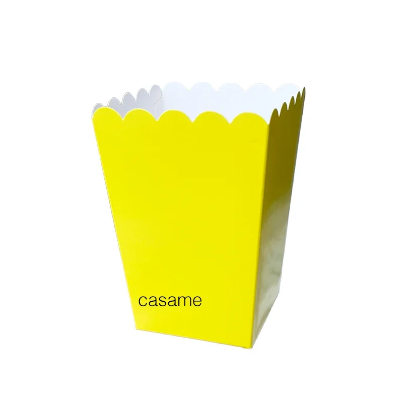 12 قطعة من صناديق الفشار الورقية لحفلات الزفاف وأعياد الميلاد والاحتفالات - ديكور أنيق ومتين