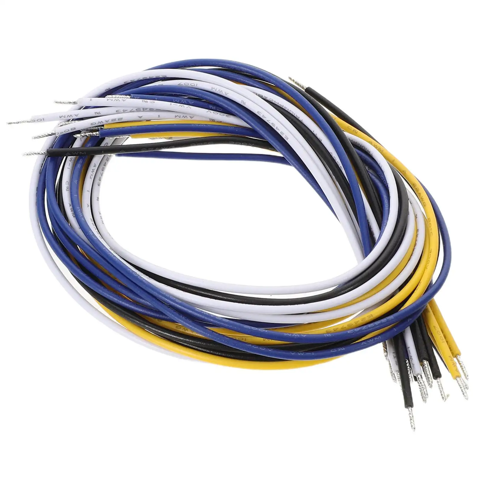 16Pcs Universal Guitar Wiring Components Soldering Wires for Pickup Installation Potentiometer Guitar Circuit