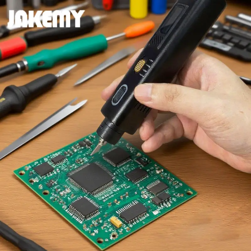 Jakemy JM-Y10 Pro 2 in 1 Ultrason Cutter Plastic Leather Acrylic Engraving Knife DIY Craft Projects Ultrasonic Plastic Cutter