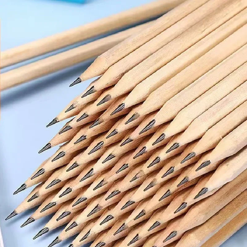 300Pcs Natural Wooden Hexagonal Pencils HB Pencils for Writing Drawing Sketching Schools Offices Home Supplies