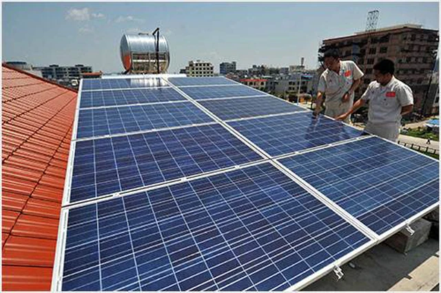 Hochwertiges Silikon-Panel Dachmontiertes Panel Off-Grid-Kit Photovoltaik-Module 5kW