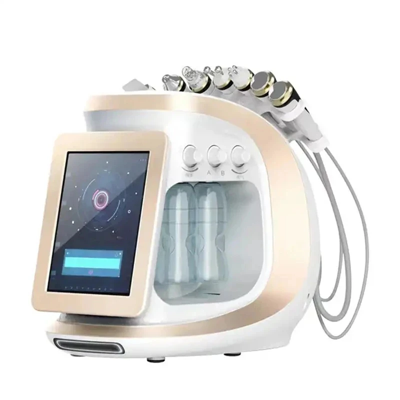 New Water Dermabrasion Oxygen Ice Blue Smart Jet Aqua Peel Small Bubble Skin Cleansing Device Facial Machine 2023