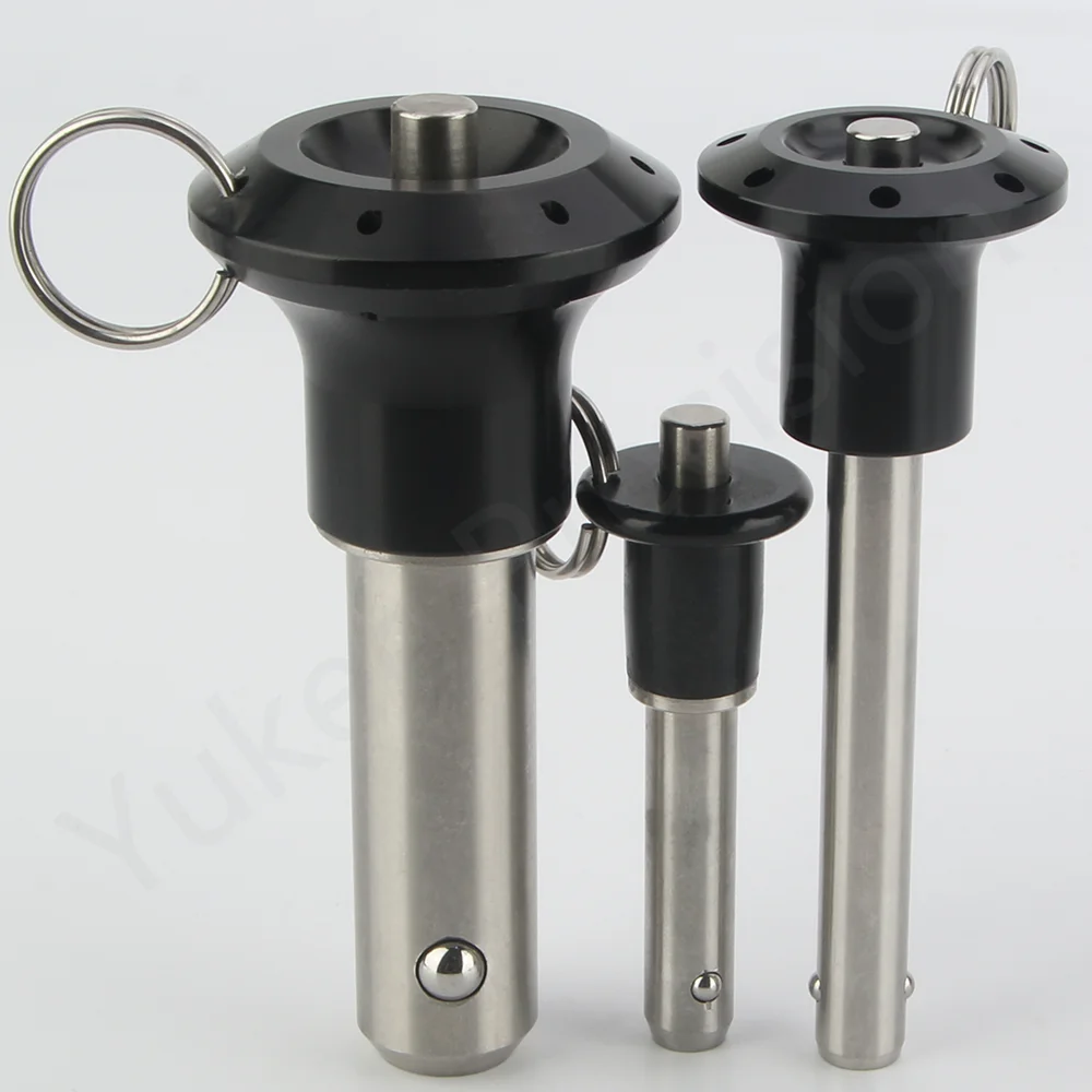 

in stock Dia 5/6/8/10/12/14/16/20mm YK111 Button Type Quick Release Pin Quick Insertion Pins safety Pin Ball Lock Pin With Rope