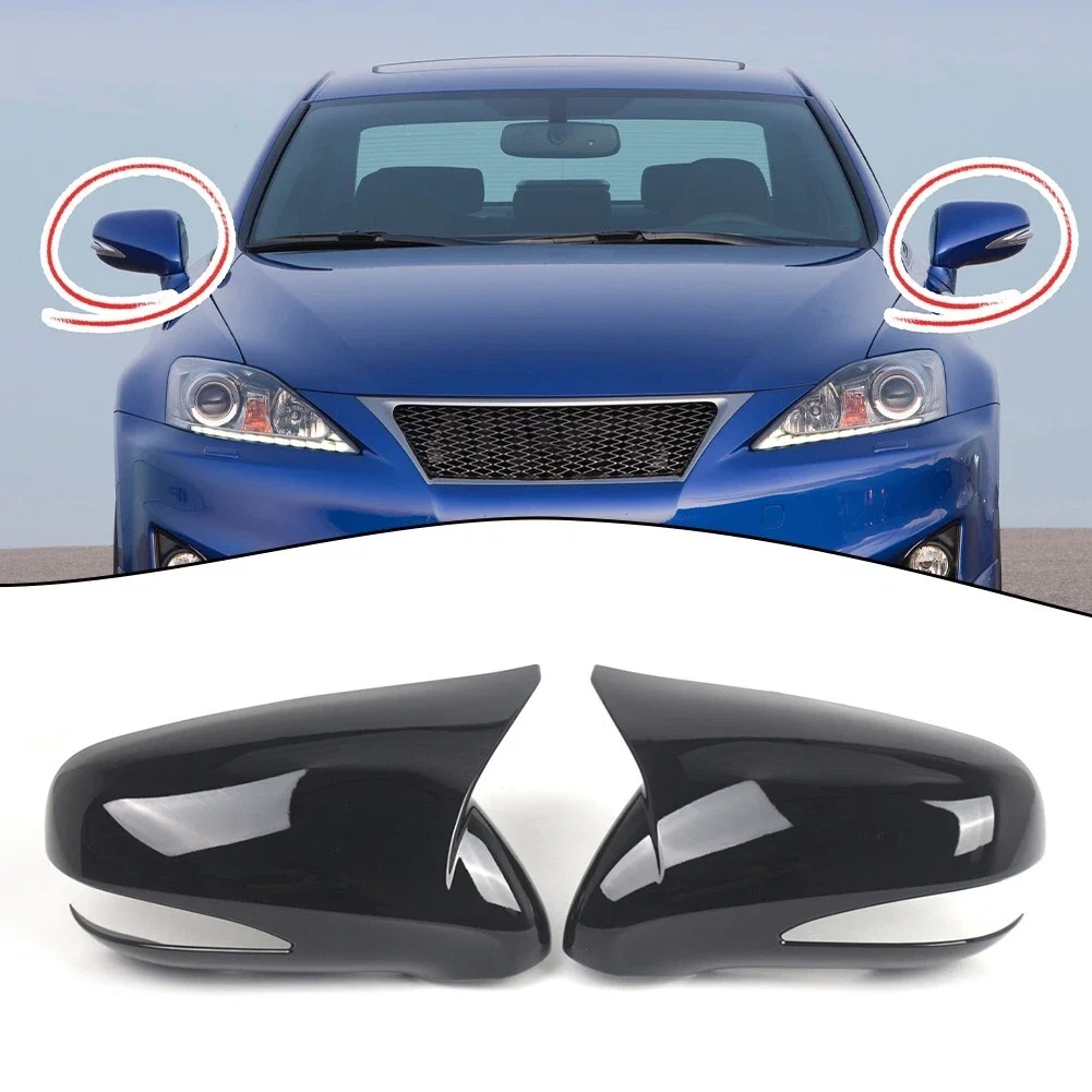 

Крышки боковых зеркал заднего вида, глянцевый черный для Lexus IS350 LS250 ES350 RX RX270 RX350 RX450 LHD 8794A53411A0 8791A76070A1