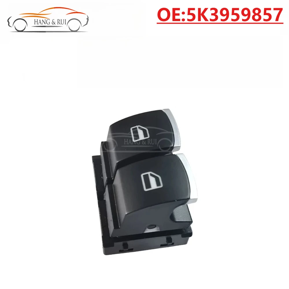 

5K3959857 Window Regulator Switch Door Chrome For VW Golf 5 Touran Passat CC Caddy Tiguan 5K3959857A