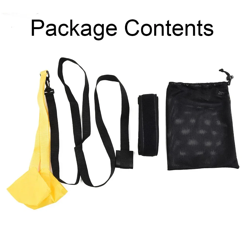 Swimming Pool Strength Training Resistance Belt Set Drag Parachute Trainer Adults Training Equipment  Adults Kids Part Accessory