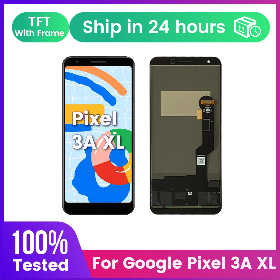 Pantalla LCD TFT para Google Pixel 3A XL, sin marco, pantalla táctil digital de repuesto para Google Pixel 3A XL