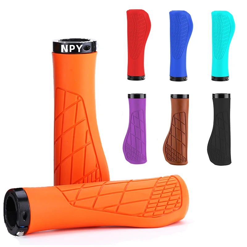 

MTB Bicycle Grips Shockproof Bike Handlebar Cover Anti-Slip Lockable Grips Ergonomic Cycling Rubber Ball Handle Grips