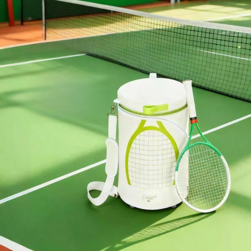The 7.5kg tennis ball serving machine is ultra-lightweight, portable, and professionally automated