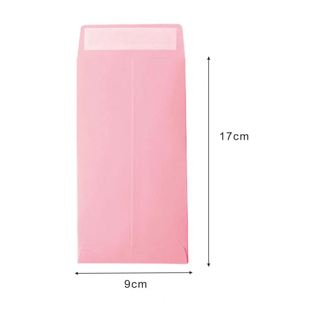 Storage Bags Colorful Cash Envelopes for Diy Coin Storage 50 Pack of Wear Resistant Money Containers Ultra-thin Non-fading