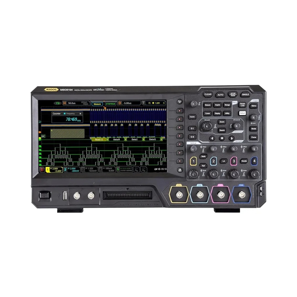 

MSO5104 100 MHz Mixed Signal Oscilloscope With 4 Analog Channels And UltraVision II High-Speed Features