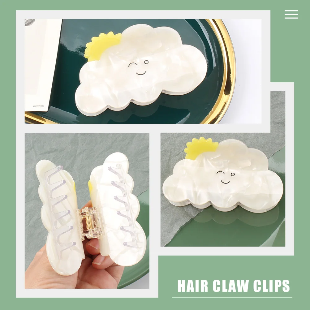 

Acetate Claw Clips for Women Durable Flexible Hair Jaw Clips Easy to Use Stylish Cute Shark Clip Hair Accessories Different
