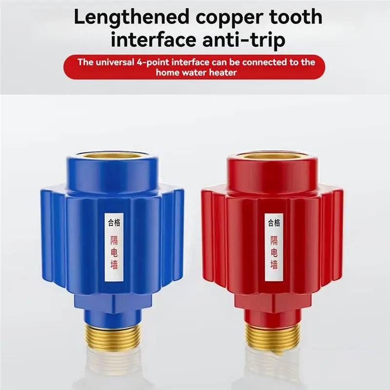【HIGH GRADE】4Pcs [Thickened Copper Teeth] Electric Water Heater Anti-Electric Wall Household Water Heater Fittings