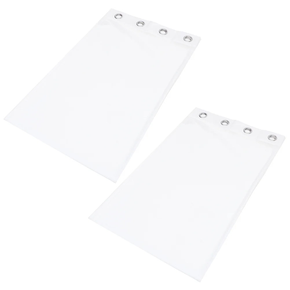 

2Pcs Waterproof Polyester Window Curtains Outdoor Privacy Curtain for Garden Balcony Patio Home Living Room Bedroom