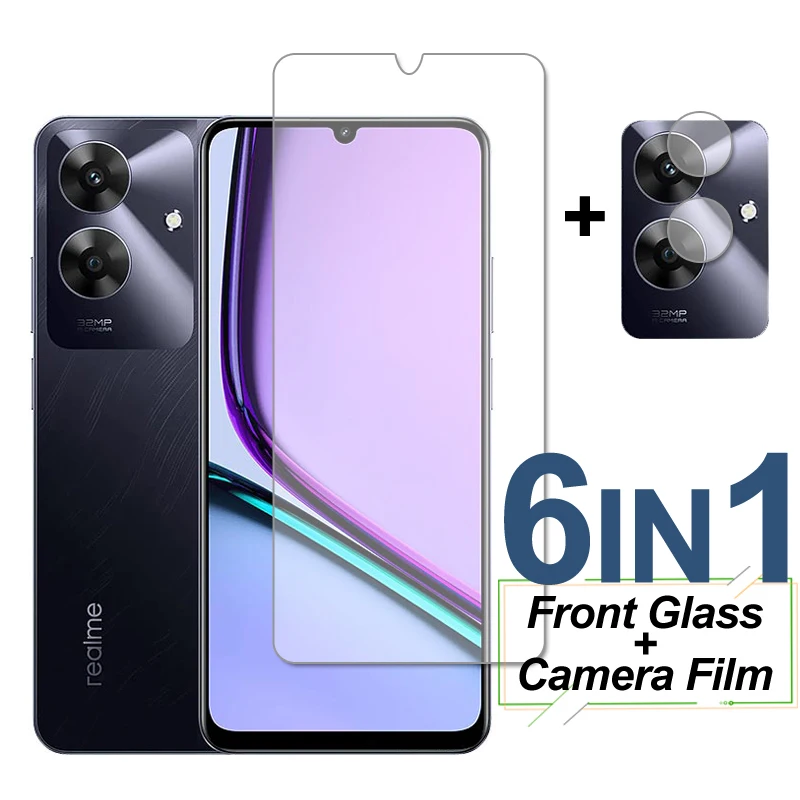 For Realme Note 60 Glass Screen Protector On Realme Note 60 Tempered Glass Protective Phone Camera Lens Film For Realme Note 60