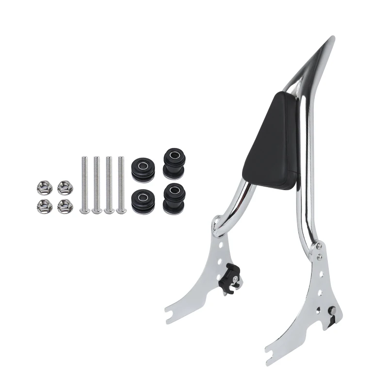 

Intelligent Library Factory Price Motorbike Detachable Rear Sissy Bar Backrest Luggage Rack Fit For Harley Sportster XL 883 1200
