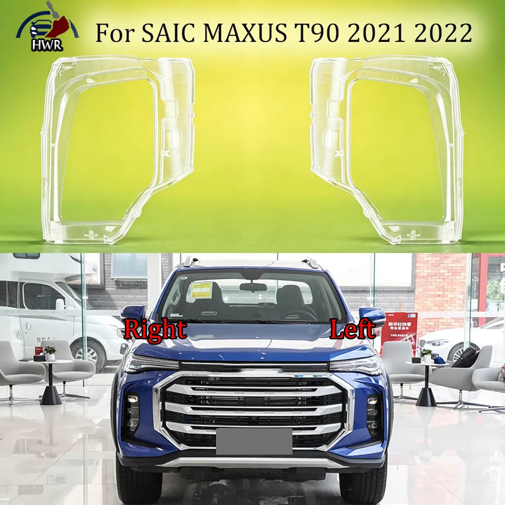 

For SAIC 2021 2022 MAXUS T90 Car Front Headlight Cover Headlamp Lampshade Lampcover Head Lamp light Covers Lens Shell Caps