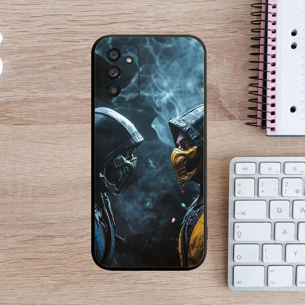 Cool Fight Phone Case For Samsung Galaxy A13,A21s,A22,A31,A32,A52,A53,A71,A80,A91 Mortal K-Kombat MK Soft Black Cover