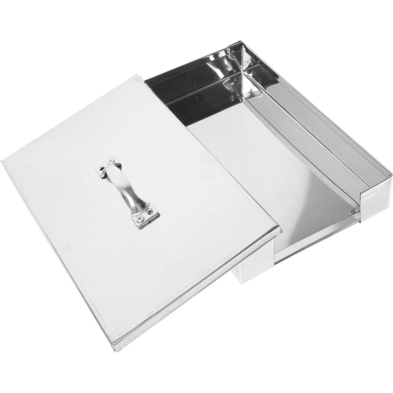 Stainless Steel Tanghulu Rice Paper Holder Box with Lid Portable Snack Storage Container for Tanghulu Making Rice Paper Wrapping