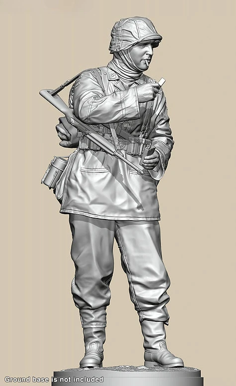 Figura de resina a escala 1/16, Kit de modelo ensamblado, historia, Hobby militar, soldado ahumado en miniatura sin montar y sin pintar