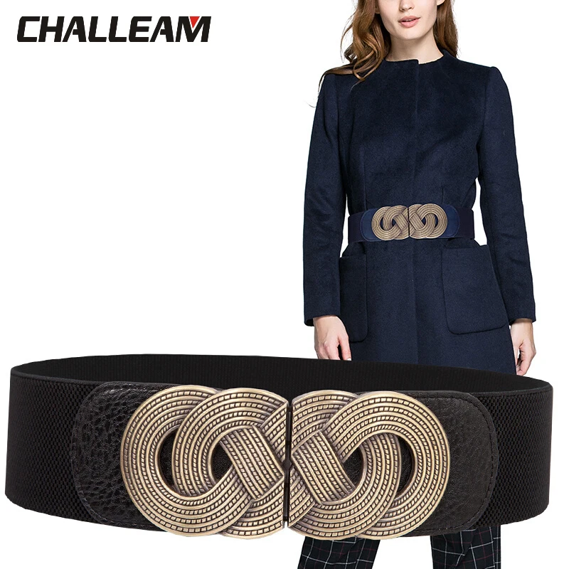 

Woman elastic band simple waist bohemian elastic ladies coat skirt dress dress fashion decorative belt x 218