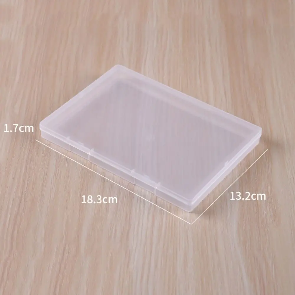 Container Case Rectangular Plastic Clear Storage Box Eco-friendly Transparent Flat Waterproof Bead Organizer Box