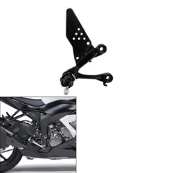 Motorcycle Front Rider Footrest Foot Pegs Bracket Set For Kawasaki Ninja ZX6R 2009-2023 ZX636 2013-2023 2022 2021 2020 2019 2018