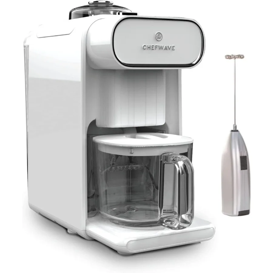 Soy Milk Maker with 6 Plant-Based Auto Programs No Soaking Auto-Clean Delay Start Recipe Book Bundle Includes Handheld Milk Fro