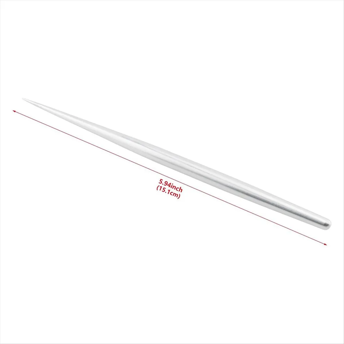 X16A Hot 2pcs Pottery Clay Sculpting Carving Knife Detail Needle Stainless Steel Teardrop Stick Needle Pottery Sculpting Tools